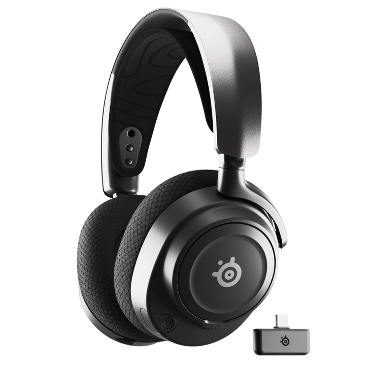 SteelSeries Arctis Nova 7 Wireless MultiPlatform Gaming Headset Neodymium Magnetic Drivers 24GHz Mixable Bluetooth 38Hr