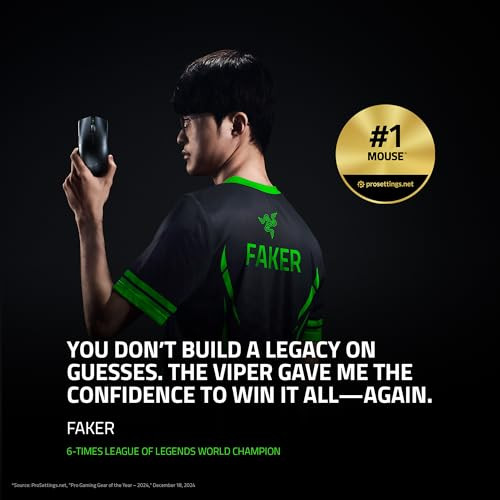 Razer Viper V3 Pro Wireless Esports Gaming Mouse Symmetrical 54g Lightweight 8K Polling 35K DPI Optical Sensor Gen3 Swit