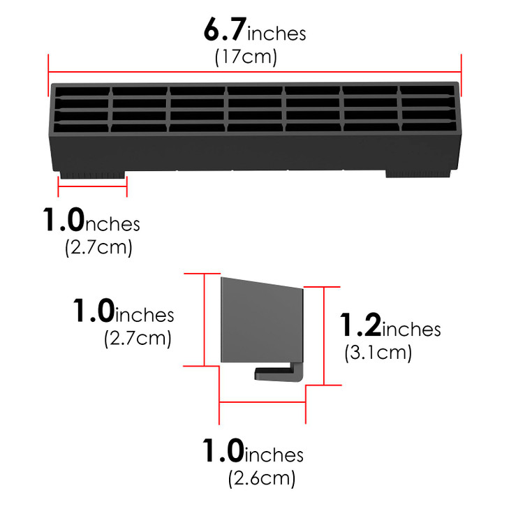 GEEKRIA Game Card Storage with 28 Game Card Slots Card Holder Compatible with Nintendo Switch OLED Use Stand Alone or Mo