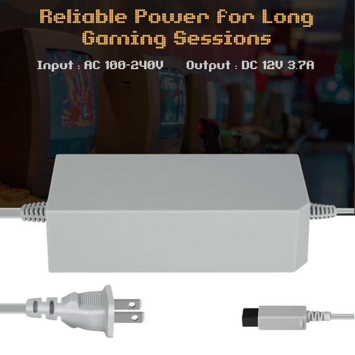 TNP AC Adapter for Nintendo Wii Power Cord Replacement Power Supply Adapter for Nintendo Wii Gaming Console