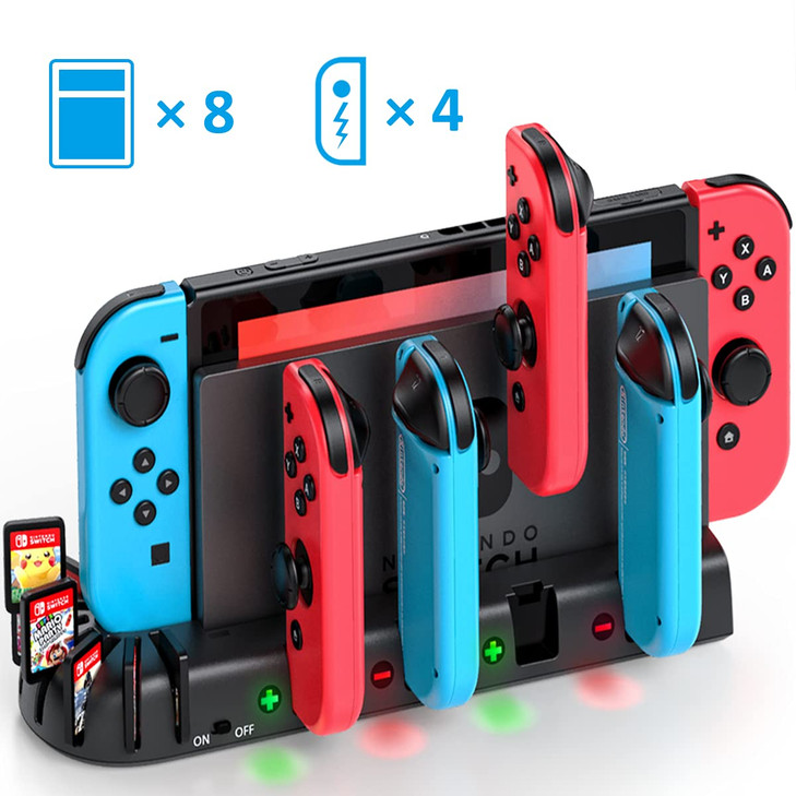 Switch Controller Charger Dock Station Compatible with Nintendo Switch Accessories OLED Model Joycons KDD Joycon Chargin