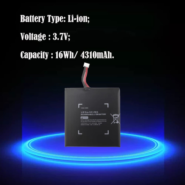 Xaocaige HAC003 Battery Replacement for Nintendo Switch 2017 Game Console Handhold HAC001 High Capacity Internal Battery