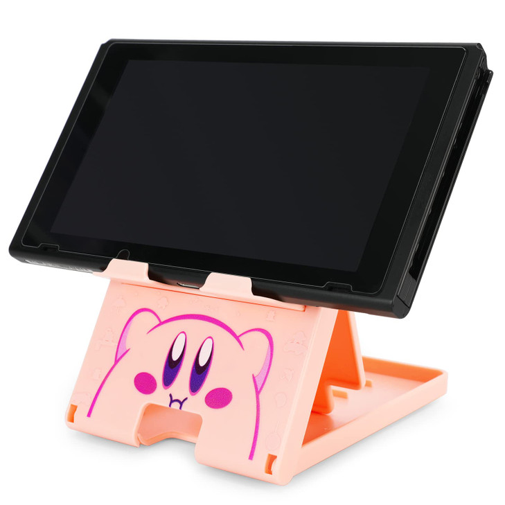 Tscope Cute Switch Stand for Nintendo Pink Kawaii Anime Holder Bracket Adjustable Foldable Portable Compact Play Stand f