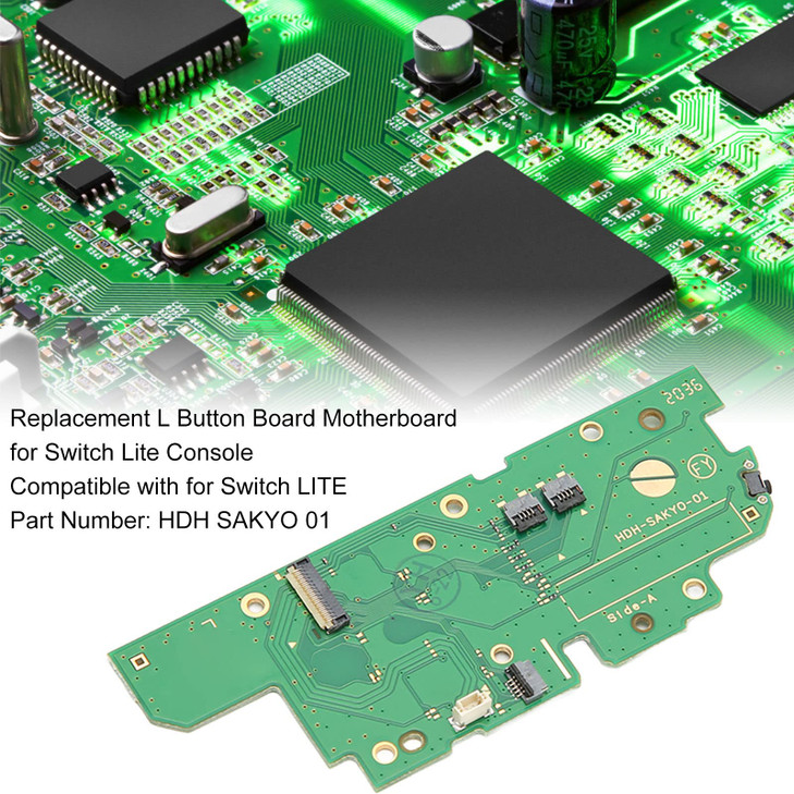 ASHATA Left Side L Board Motherboard for Lite Game Console Key Board Replacement Part for Lite Left HandleHDH SAKYO 01