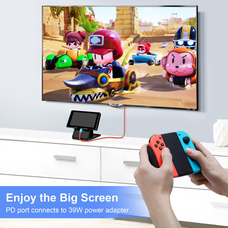 Dnkeaur USB C to HDMI Adapter Cable Compatible with Nintendo Switch TypeC to HDMI Conversion Cable Replaces The Switch D