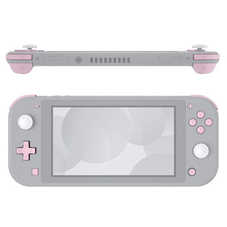 eXtremeRate Cherry Blossoms Pink Replacement ABXY Home Capture Plus Minus Keys Dpad L R ZL ZR Trigger for Nintendo Switc