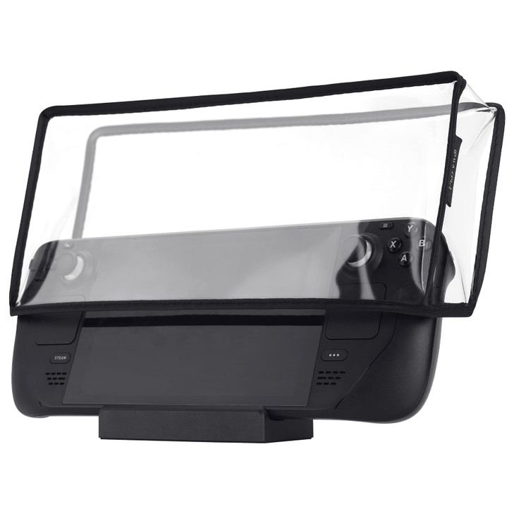 PlayVital Transparent Dust Cover for Steam Deck Anti Scratch Waterproof Protector Dust Guard for Steam Deck Handheld Con