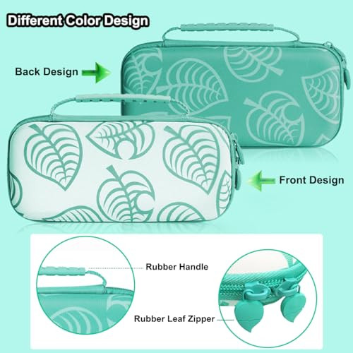 Switch Lite Case Switch Lite Accessories with Carrying Case Protective Case Clear Screen Protector Game Case Thumb Grip