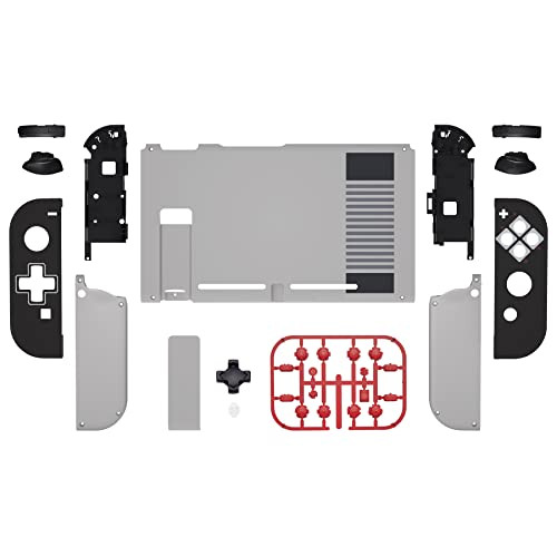 eXtremeRate Dpad Version Custom Full Set Shell for Nintendo Switch Soft Touch Replacement Console Back Plate NS Joycon H