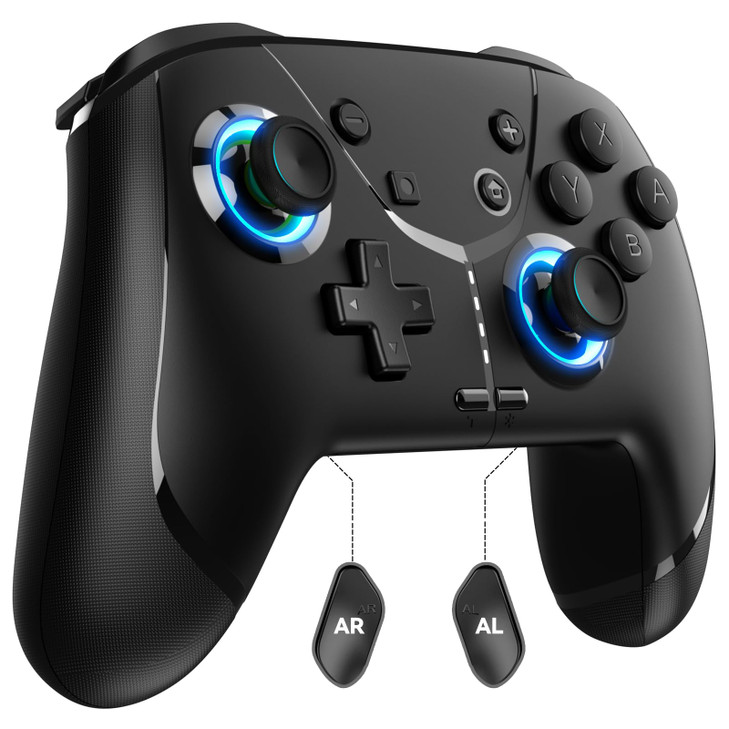 Wireless Switch 2 Pro Controller for Nintendo Switch 2SwitchLiteOLED Bluetooth Gaming Controller for iPhoneAndroidPhoneP
