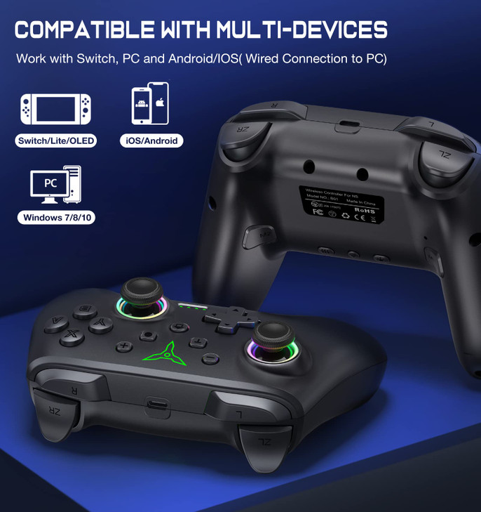 Switch Controller Wireless Switch Controller Compatible with Switch ControllerSwicth 2Switch LiteOLED Wireless Switch Co