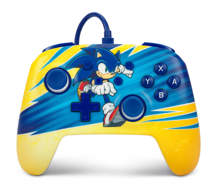 PowerA Enhanced Nintendo Switch and Switch 2 Wired Controller Sonic Boost Officially licensed