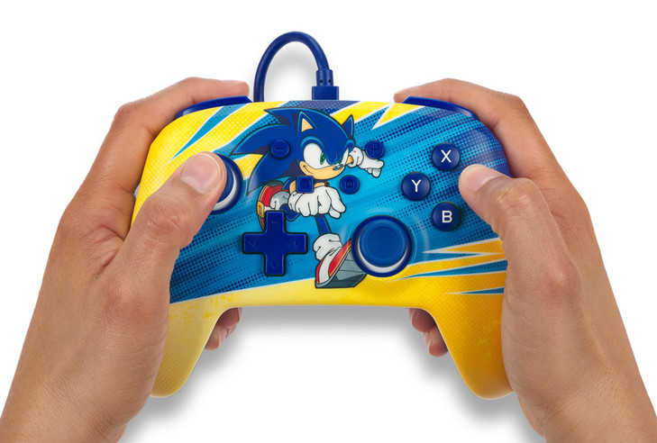 PowerA Enhanced Nintendo Switch and Switch 2 Wired Controller Sonic Boost Officially licensed