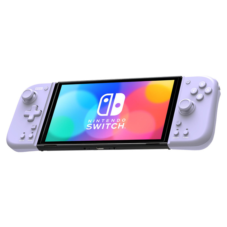 HORI Split Pad Compact Attachment Set Lavender for Nintendo Switch Officially Licensed By Nintendo
