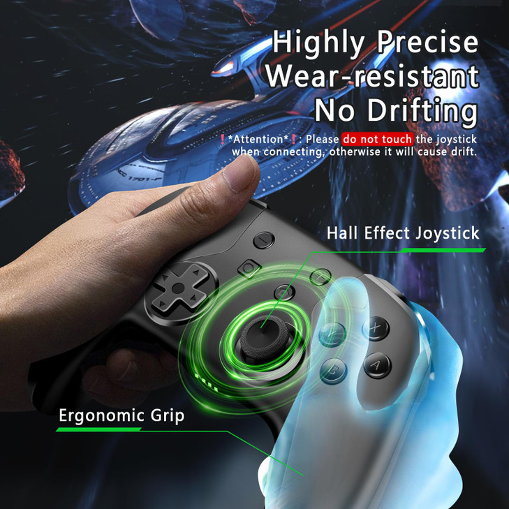 AceGamer Wireless Controller for Nintendo SwitchLiteOLEDWindows Hall Effect Joystick for Switch 2 Controllers with Wake