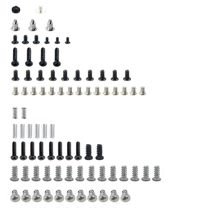 Onyehn Full Screw Set with Spring Replacement Kit for Nintendo Switch ConsoleLeft Right JoyCon ControllerTotal 83pcs