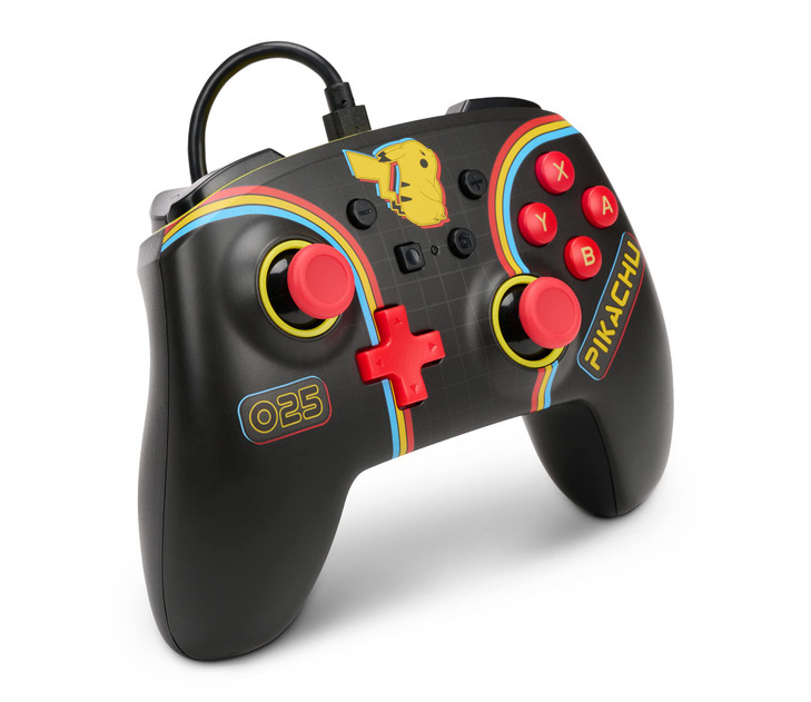 PowerA Enhanced Wired Controller for Nintendo Switch Pokmon Pikachu Arcade Nintendo Switch OLED Model Gamepad Game contr