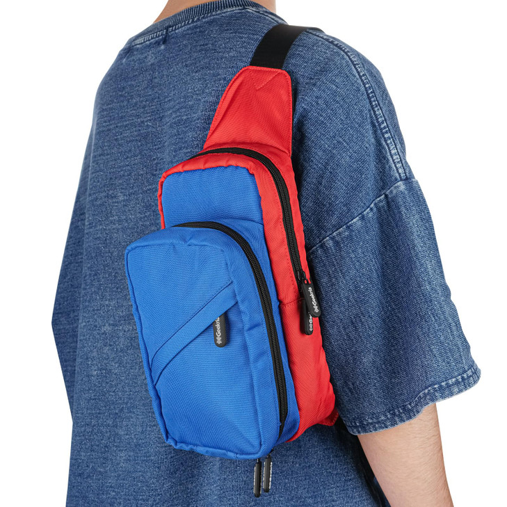 GEEKRIA Controller Carrying Case Compatible with Nintendo Switch Lite OLED Consoles Crossbody Travel Bag Game Card Stora