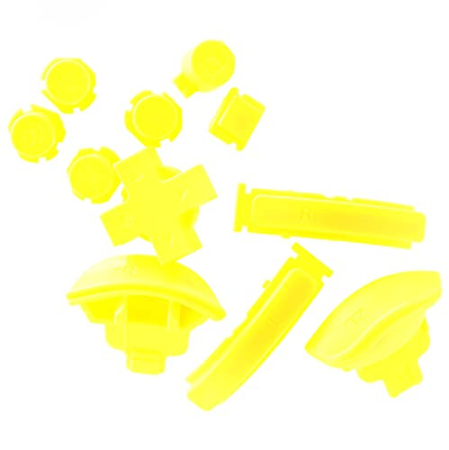 Deal4GO A B X Y DPad Home Capture L R ZR ZL Triggers Button set Replacement for Nintendo Switch Lite Yellow