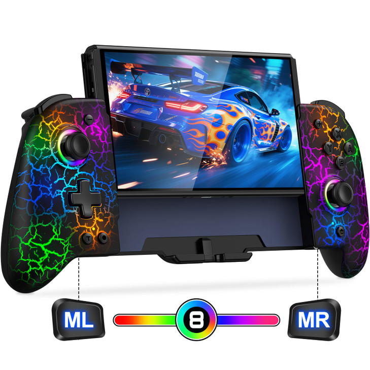 Gammeefy Switch Controller for Nintendo SwitchSwitch OLED No Drift No Deadzone Hall Effect Joystick Wireless Switch Joyp