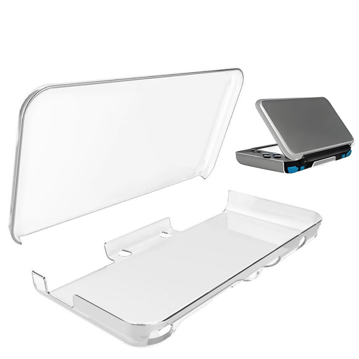 OSTENT Transparent Clear Crystal Protective Cover Case Shell for Nintendo New 2DS LLXL Console