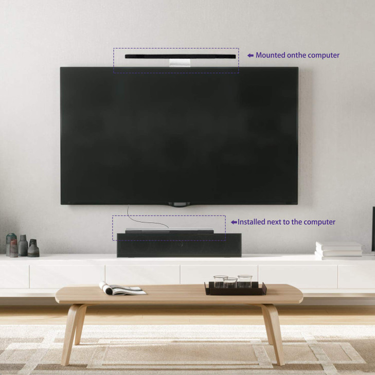 Xahpower Sensor Bar for Wii Replacement Wired Infrared Ray Sensor Bar for Nintendo Wii and Wii U Console