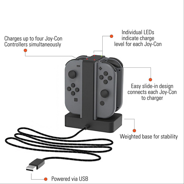 PowerA JoyCon Charging Dock for Nintendo Switch