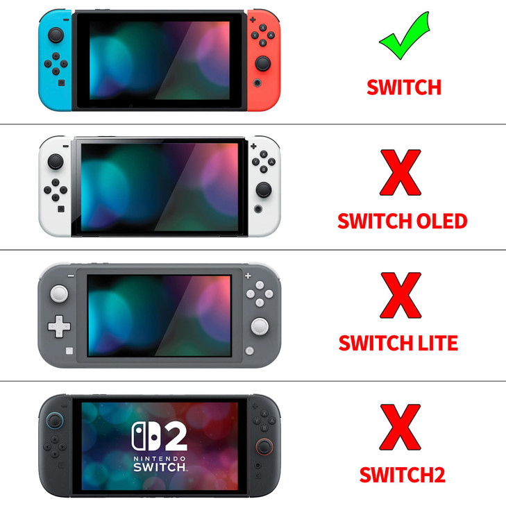 eXtremeRate PlayVital Cover for Nintendo Switch Protective Case Protector for Switch ShockAbsorbent AntiScratch Dockable