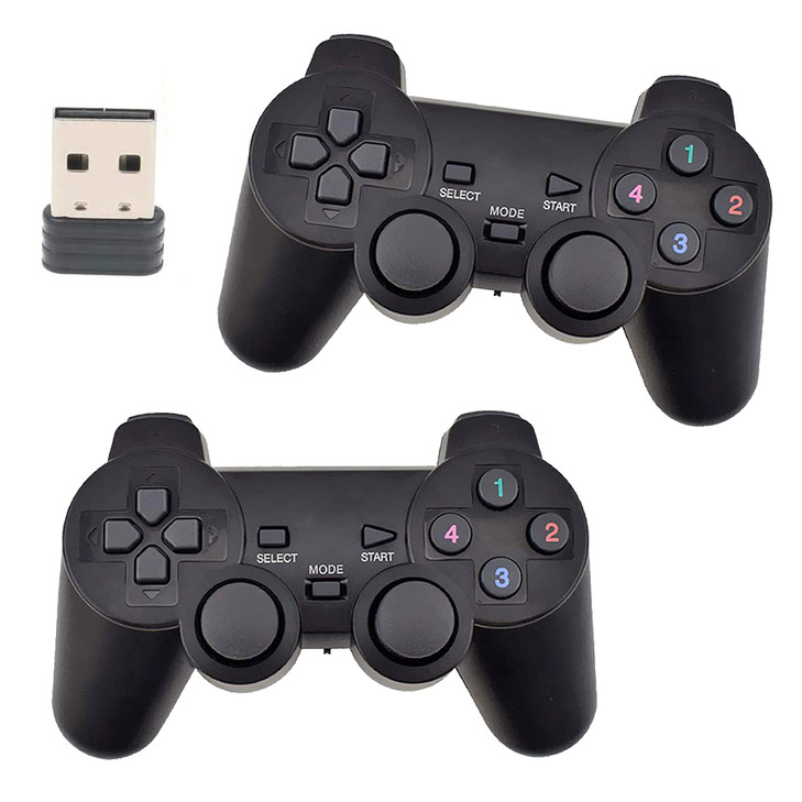 CZone 24GHz USB Twins Wireless game Controller Gamepad Joystick With WIN982000X2003VISTAWIN7 SYSTEM TV Box