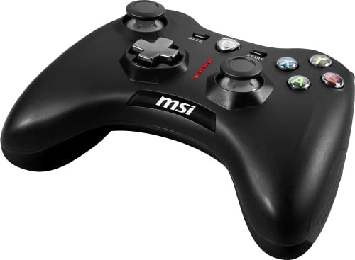 msi Force GC30V2 Wireless Gaming Controller Dual Vibration Motors Dual Connection Modes Interchangable DPads Compatible