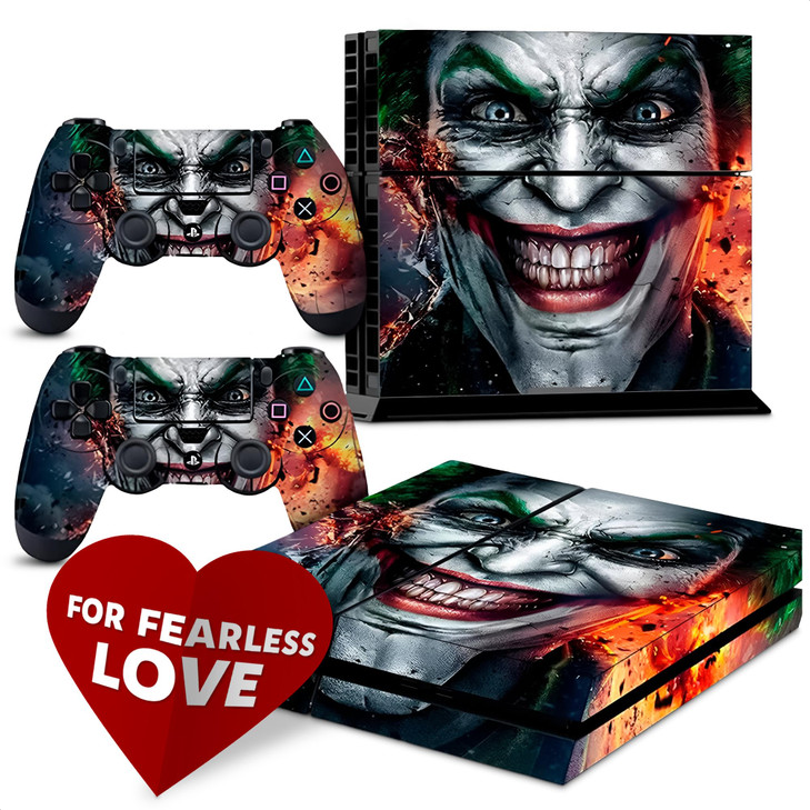 Joker Stickers for PS4 Controller PlayStation 4 Skins for Console Joker Decal Vinyl Sticker Ps4 Accessories Dual Shock P