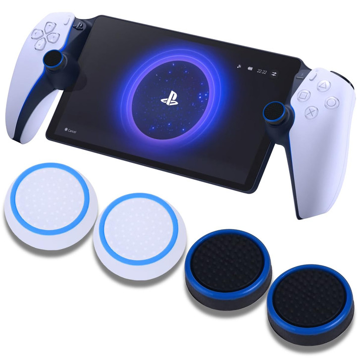 PS Portal Thumb Grips Black Full Protection Analog Stick Cover Silicone Joystick Caps AntiScratch AntiSlip Thumbstick Re