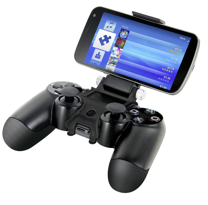 Nyko Smart Clip PlayStation DUALSHOCK 4 controller Clip on Mount for Android Phones all Samsung Galaxy Phones any Google
