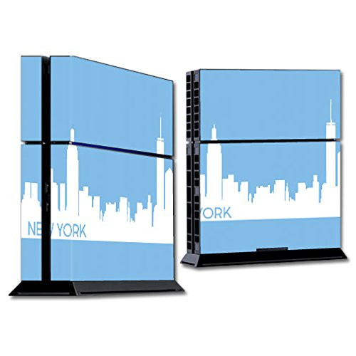 MightySkins Skin Compatible with Sony PlayStation PS4 Console New York Protective Durable and Unique Vinyl Decal wrap Co