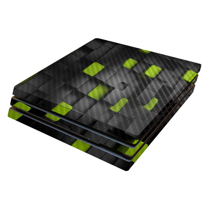 MightySkins Carbon Fiber Skin for Sony PS4 Pro Console Cubes Protective Durable Textured Carbon Fiber Finish Easy to App
