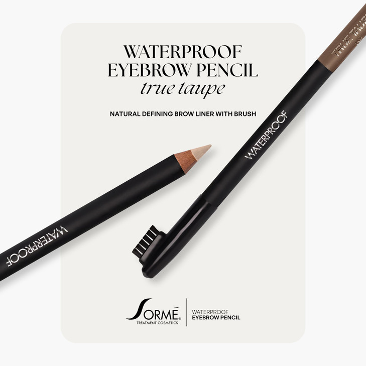 Sorme Natural Definitive Waterproof Eyebrow Pencil 0.04 oz | Smudgeproof Soft Blonde Eye Brow Pencil | Dual Purpose Brow Pencil and Brush Combo | Hig online at globaldelivered