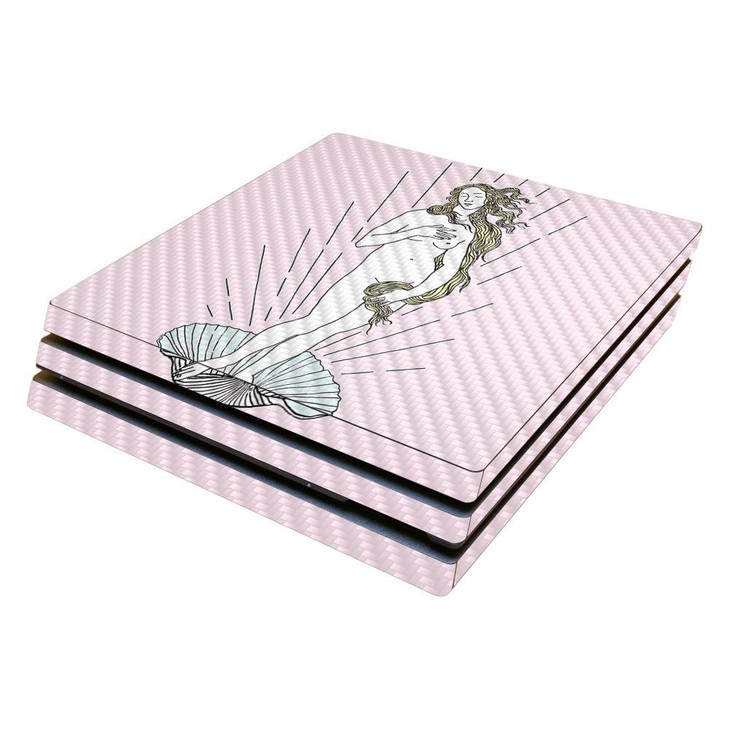 MightySkins Carbon Fiber Skin for Sony PS4 Pro Console Chic Venus Protective Durable Textured Carbon Fiber Finish Easy t