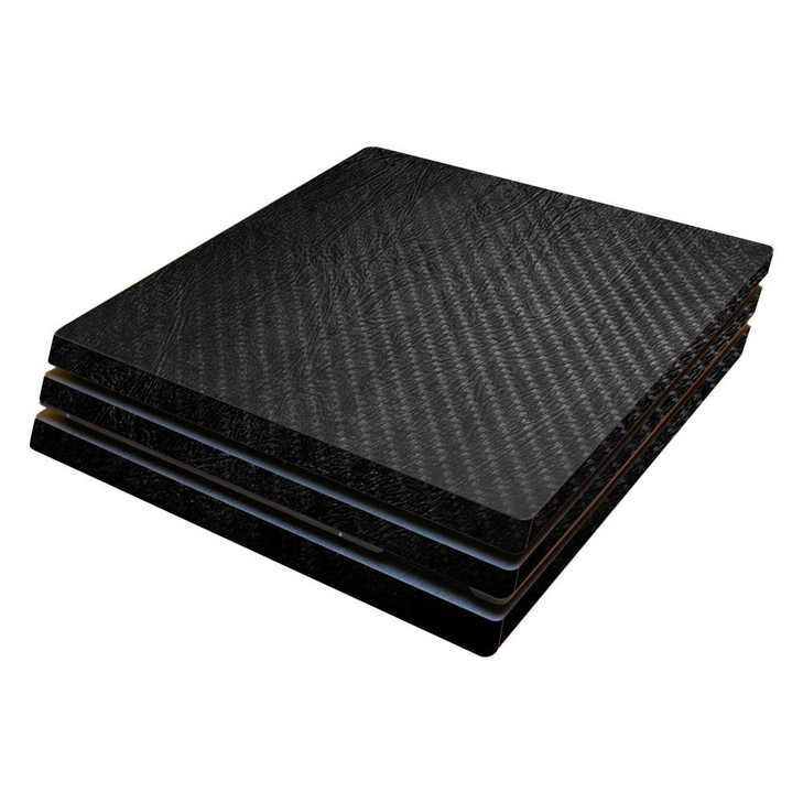 MightySkins Carbon Fiber Skin for Sony PS4 Pro Console Black Leather Protective Durable Textured Carbon Fiber Finish Eas