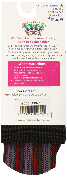 Celeste Stein Therapeutic Compression Socks, Multi-Stripe KNT, 8-15 mmHg, Mild online at globaldelivered