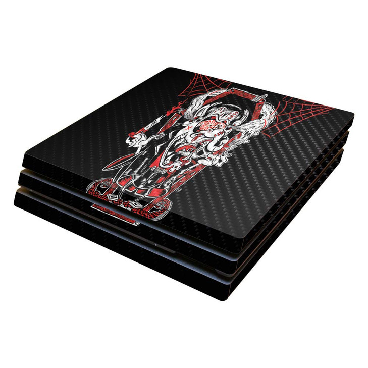 MightySkins Carbon Fiber Skin for Sony PS4 Pro Console Crackula Protective Durable Textured Carbon Fiber Finish Easy to