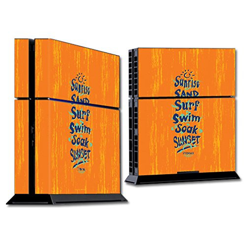 MightySkins Skin Compatible with Sony Playstation PS4 Console Beach Recipe Protective Durable and Unique Vinyl Decal wra