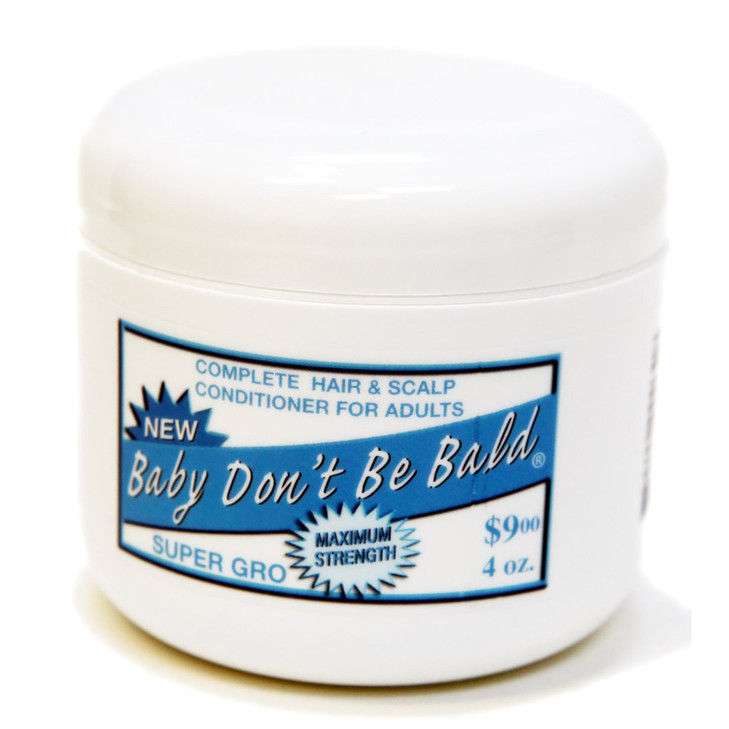 Baby Don't Be Bald Hair and Scalp Conditioner for Adults Light Blue 4oz Maximum Strength online at globaldelivered
