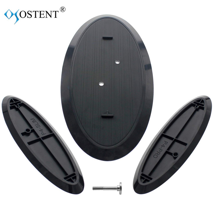 OSTENT Universal 2 in 1 Clear Vertical Stand Mount for Sony PS4 SlimPro Console