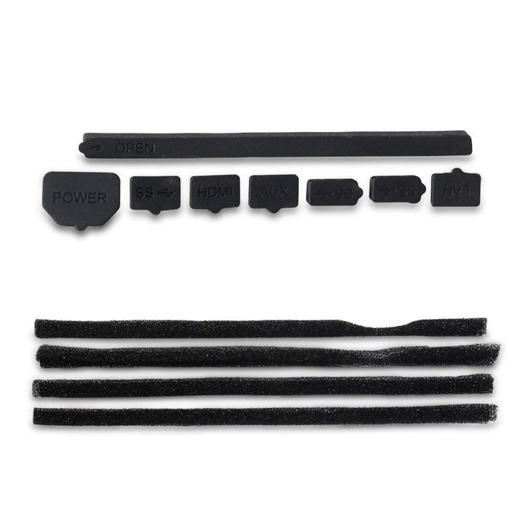 OSTENT DustProof Cover Filter Mesh Jack Stopper Kits for Sony PS4 Pro Console