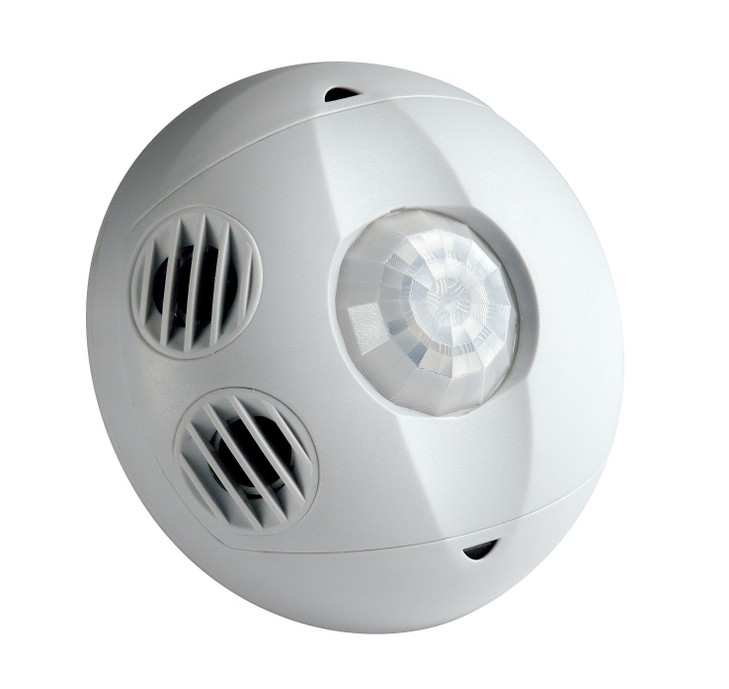Leviton Ceiling Mount Occupancy Sensor MultiTechnology 180 Degree 500 sq ft Coverage SelfAdjusting OSC05M0W White