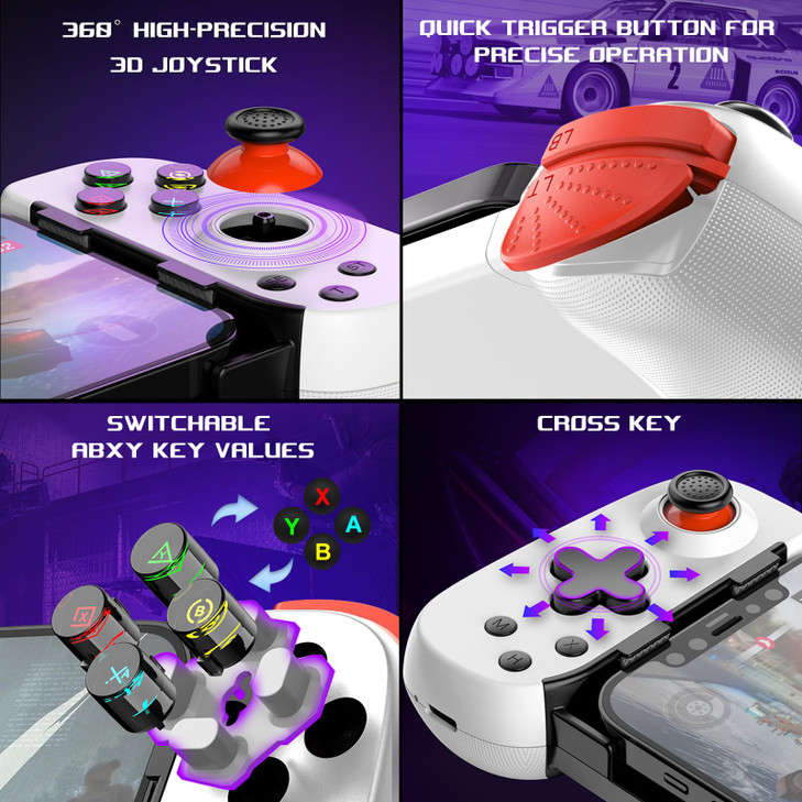 arVin Mobile Game Controller for iPhone 161514iPadGalaxy S242322Android PhoneTablet Wireless Gamepad for Xbox Cloud Gami