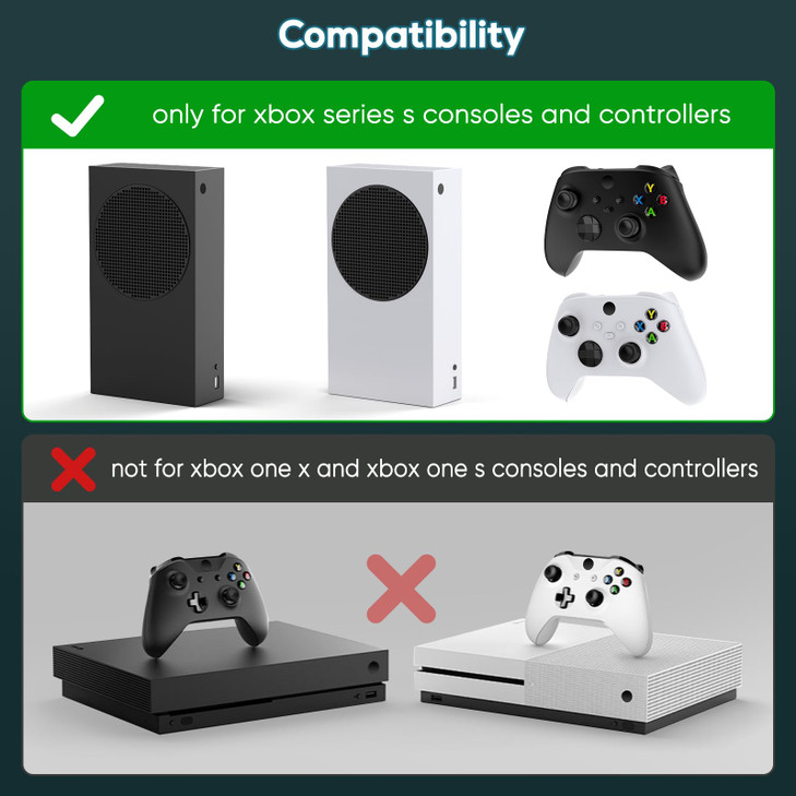 Upgraded Cooling Fan Stand for Xbox Series S with Charger Station MENEEA Controller Charging Dock Console Cooler System