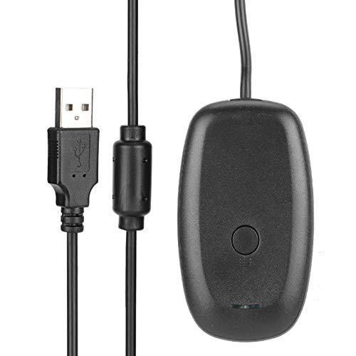 Wireless USB Gaming Receiver Adapter for Xbox 360 Controller Compatible with Windows 111087 PC Plug Play Supports Up to
