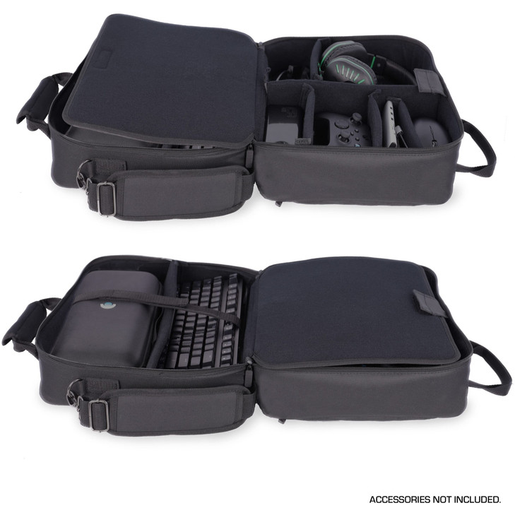 USA Gear Carrying Case Fits OLED Steam Deck PlayStation Portal Remote Player Deck Charger More Portable Console Accessor