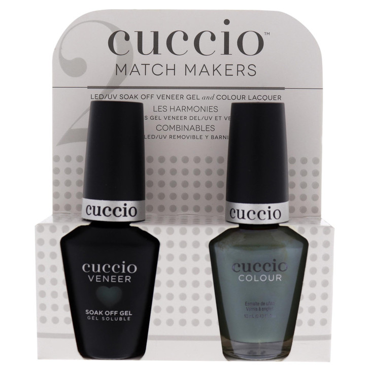 Cuccio Matchmaker - Colour Nail Lacquer & Veneer Gel Polish - For Manicures & Pedicures, Full Coverage - Long Lasting, High Shine - Cruelty, Formalde online at globaldelivered